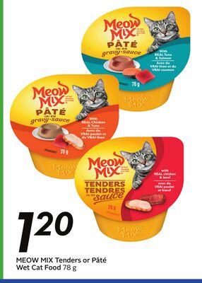Tenders or Pâté Wet Cat Food