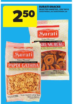 SURATI SNACKS, 250/341 G
