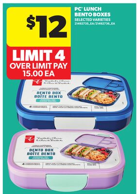 PC LUNCH BENTO BOXES