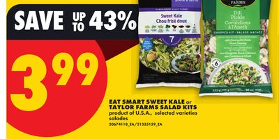 EAT SMART SWEET KALE or TAYLOR FARMS SALAD KITS, 292-383 G
