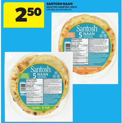 SANTOSH NAAN, 500 G