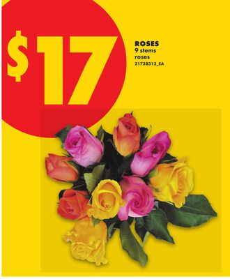 ROSES, 9 STEMS