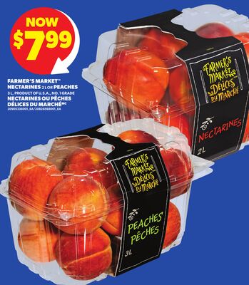 FARMER'S MARKET™ NECTARINES, 2 L OR PEACHES, 3 L