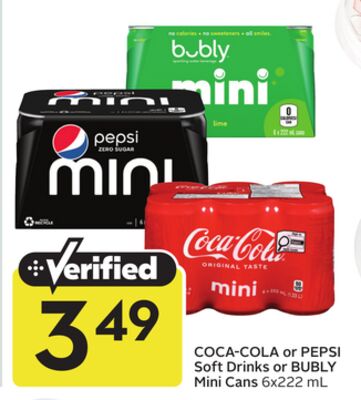 Soft Drinks or Mini Cans