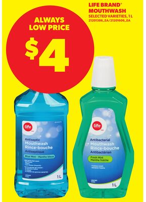 LIFE BRAND® MOUTHWASH, 1 L