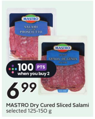 Dry Cured Sliced Salami