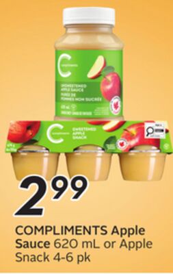 COMPLIMENTS Apple Sauce