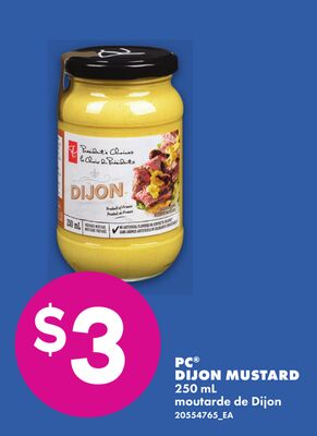 PC® DIJON MUSTARD, 250 mL