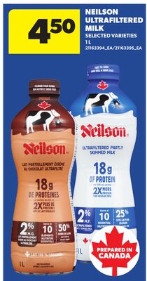 NEILSON ULTRAFILTERED MILK, 1 L