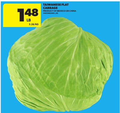TAIWANESE FLAT CABBAGE