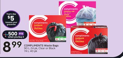 COMPLIMENTS Waste Bags