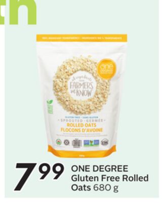 ONE DEGREE Gluten Free Rolled Oats