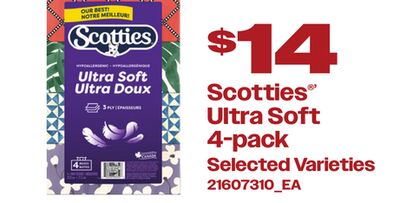 SCOTTIES®' ULTRA SOFT, 4-pack