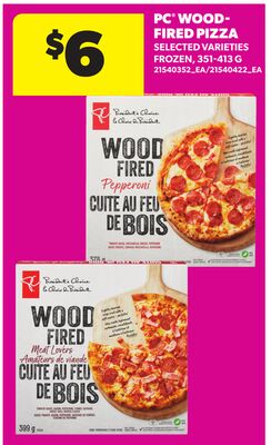 PC® WOOD-FIRED PIZZA, 351-413 G