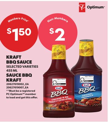 KRAFT BBQ SAUCE, 455 ML
