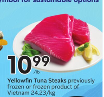Yellowfin Tuna Steaks