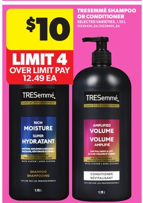 TRESEMMÉ SHAMPOO OR CONDITIONER, 1.5 L