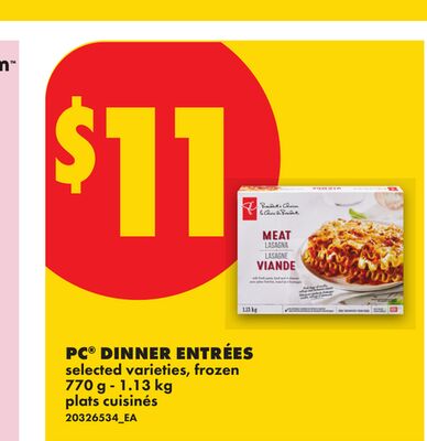 PC® DINNER ENTRÉES, 770 G - 1.13 KG