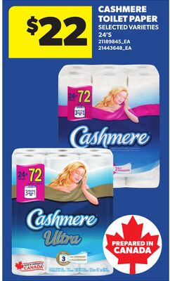 CASHMERE TOILET PAPER, 24'S