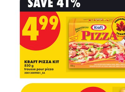 KRAFT PIZZA KIT, 850 G