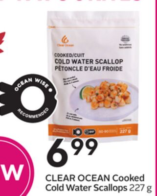 Cooked Cold Water Scallops