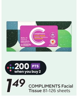 COMPLIMENTS Facial Tissue