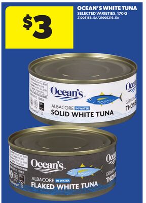 OCEAN'S WHITE TUNA, 170 G