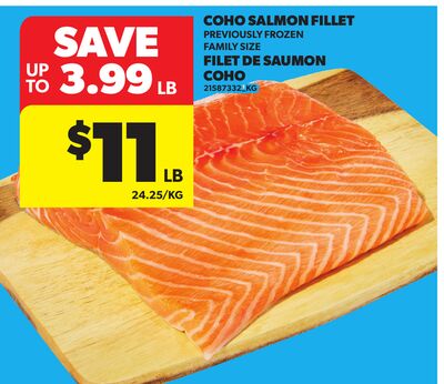 FILET DE SAUMON COHO