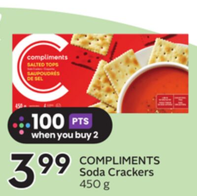 COMPLIMENTS Soda Crackers
