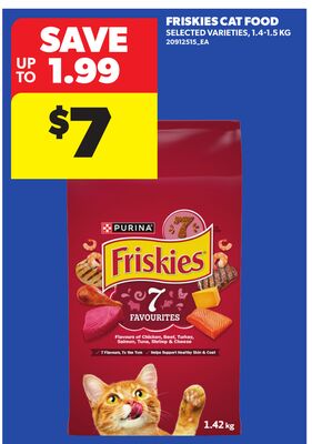 FRISKIES CAT FOOD, 1-41.5 KG