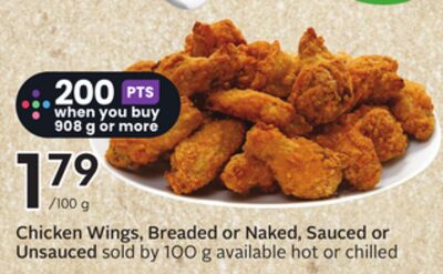 Chicken Wings, Breaded or Naked, Sauced or Unsauced