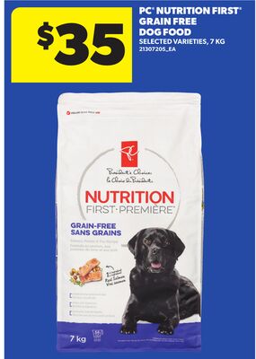 PC NUTRITION FIRST® GRAIN FREE DOG FOOD, 7 KG