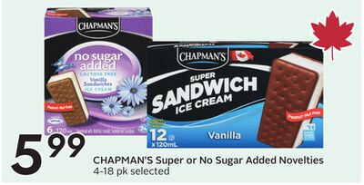 Super or No Sugar Added Novelties