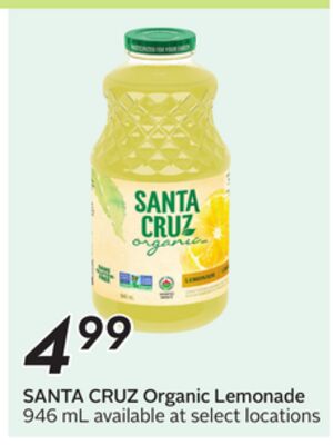 SANTA CRUZ Organic Lemonade