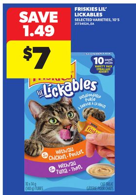FRISKIES LIL' LICKABLES, 10'S