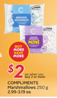 COMPLIMENTS Marshmallows