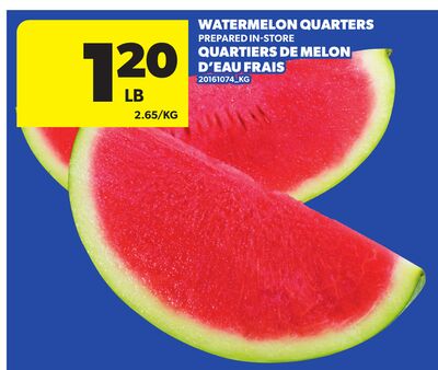 WATERMELON QUARTERS