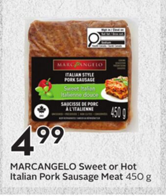 Sweet or Hot Italian Pork Sausage Meat