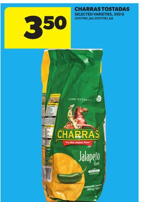 CHARRAS TOSTADAS, 350 G