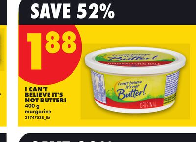 I CAN'T BELIEVE IT'S NOT BUTTER!, 400 G