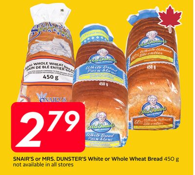 White or Whole Wheat Bread