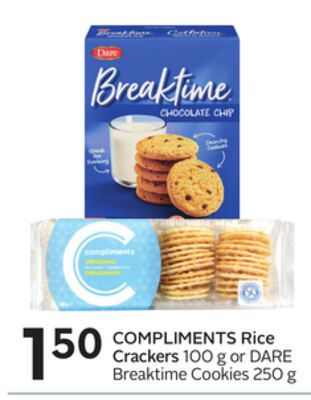 COMPLIMENTS Rice Crackers