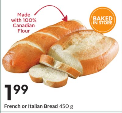 French or Italian Bread