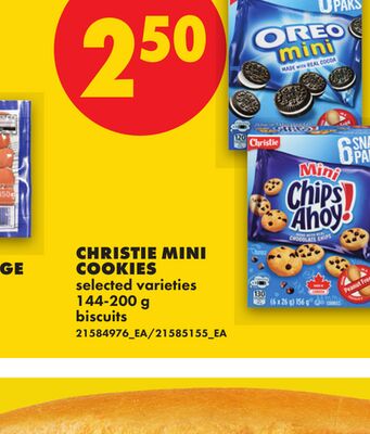 CHRISTIE MINI COOKIES, 144-200 g