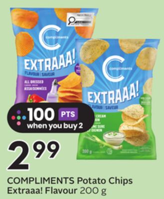 COMPLIMENTS Potato Chips Extraaa! Flavour