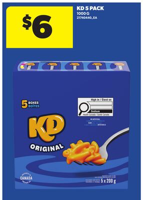 KD 5 PACK, 1000 G