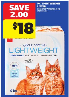 PC® LIGHTWEIGHT LITTER, 9 KG