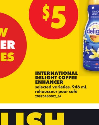 INTERNATIONAL DELIGHT COFFEE ENHANCER, 946 ML