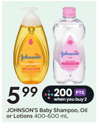 Baby Shampoo, Oil or Lotions