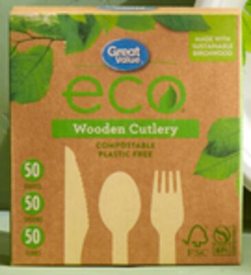 Great Value Eco wooden cutlery